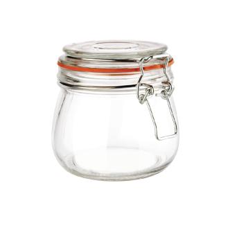Bocal à conserve - 0,5 Litre - Ø 8,9 x H 10,5 x 10,5 x 10,5 CM - Verre - Vogue - P490 P490 €5.69 Bocaux/canettes