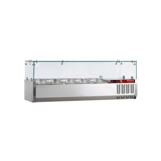 Vitrine Réfrigérée - 120 CM - 4 x 1/3 GN - Verre - Diamant - SY120/DV-R6 SY120/DV-R6 €735.00 Vitrine avec verre
