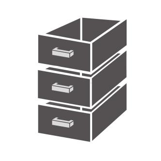 Bloc tiroir 1/3 - Standard - Combisteel - 7489.0526 7489.0526 €388.80 Overige