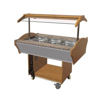 Buffet Chaud - 3 x 1/1 GN - H 85/135 x 120 x 90 CM - Poignée combi - 7077.0020 7077.0020 €1,476.00 Buffets chauds