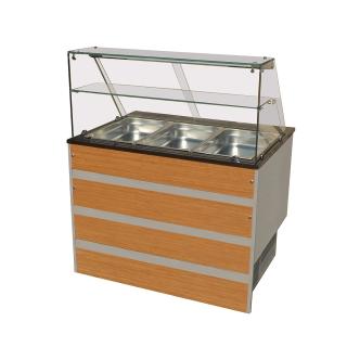 Buffet Réfrigéré - 3 x 1/1 GN - H 85/135 x 107 x 80 CM - Poignée combi - 7077.0100 7077.0100 €1,940.40 Buffets îlots