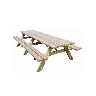 Table de pique-nique - Qualité lourde - 300 CM - Bois - G-Line 23530 €279.00 Table de terrasse
