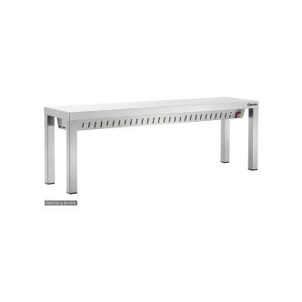 Etagere - Chauffante Infrarouge - 200 CM - 1 Niveau - 4 Radiateurs - Bartscher - 112201 112201 €1,098.00 Etagères chauffantes