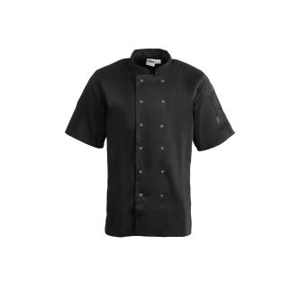 Veste de Chef - Unisexe - Noir - Polyester/Coton - Vêtements de Chef Blancs - A439 A439 €0.00 Vestes de cuisinier