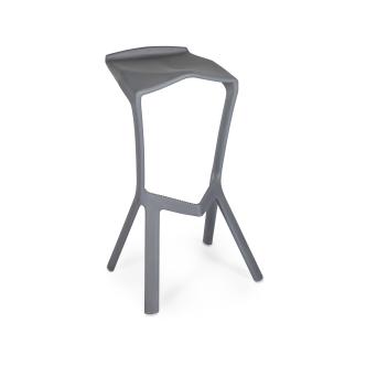 Tabouret de Bar Terrasse - Andrea - H 82 x 45 x 31 CM - Anthracite - Plastique - G-Line 75135 €42.95 Tabourets de bar