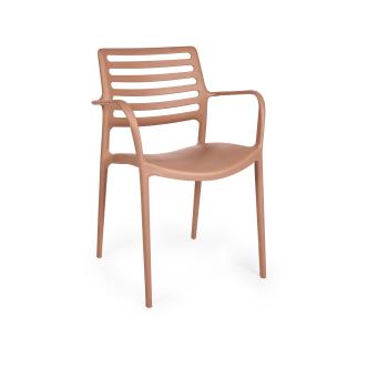 Chaise de terrasse - Louise - Milky Brown - Plastique - G-Line 45138 €36.99 Chaises de terrasse