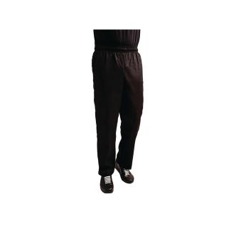 Pantalon de Chef - Unisexe - Noir - Polyester/Coton - Vêtements de Chef Blancs - A029T A029T €0.00 Pantalons
