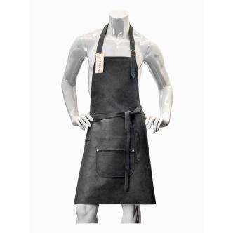 Tablier - Cuir - Noir - Vedgla - VEDGLA-NOIR VEDGLA-ZWART €79.00 Tabliers en cuir
