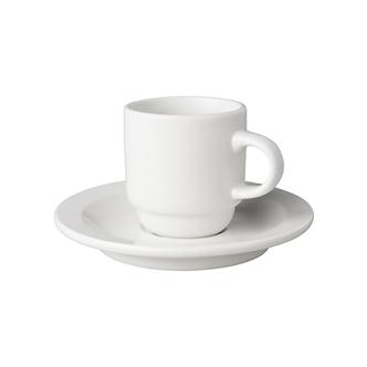 Tasse et soucoupe - 14 CL - Étroit - Blanc - 6 pièces - Mammoet - Budgetline - 506946 W506946 €17.31 Gobelets et tasses