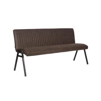 Banc de restauration traiteur - Mattheus - 175 CM - Microfibre - Anthracite - Gastro HW-129747 €405.00 Bancs de salle à manger