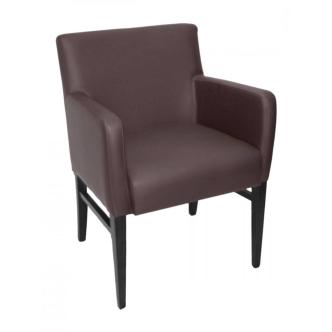 Chaise de restauration - London - Marron - Accoudoir - G-Line HW-019061 €95.00 Chaises en cuir