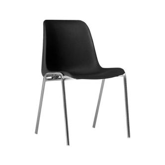 Chaise de cantine - Easy - Noir - Empilable - G-Line HW-01007 €29.95 Chaises en plastique