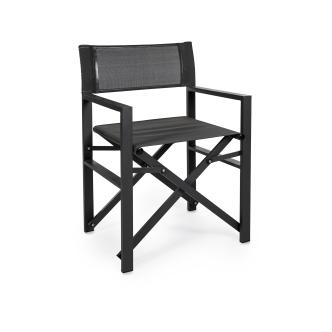 Chaise de terrasse - Max - Noir - Aluminium - G-Line HW-44383 €64.95 Chaises de terrasse