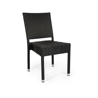 Chaise de jardin - Mezza - Noir - Tressage plat - G-Line HW-16771 €59.95 Chaises de terrasse