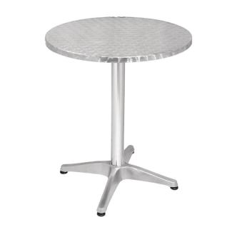 Table de terrasse / Ø60 cm - Bistro - Chrome - Aluminium - G-Line HW-24804 €39.95 Table de terrasse