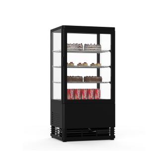 Vitrine réfrigérée - 70 Litres - Noir - LED - G-Line HW-013813 €319.00 Vitrine réfrigérée