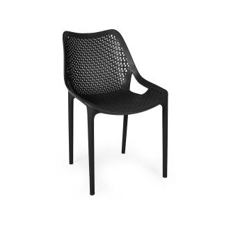 Chaise de terrasse - Eva - Noir - Plastique - G-Line HW-61236 €39.95 Chaises de terrasse