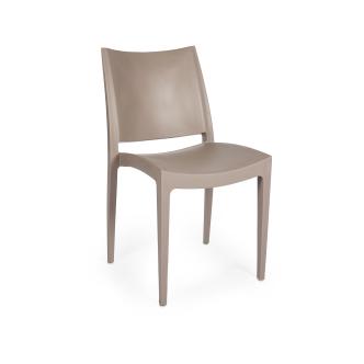 Chaise de terrasse - Emma - Taupe - Plastique - G-Line HW-61240 €29.95 Chaises de terrasse