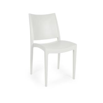 Chaise de terrasse - Emma - Blanc - Plastique - G-Line HW-61244 €29.95 Chaises de terrasse