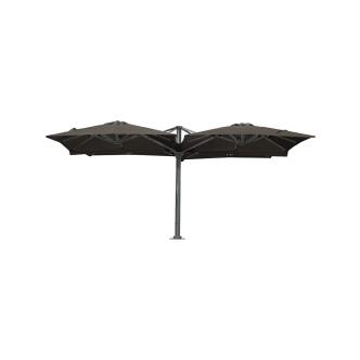 Parasol de restauration - 4 parties - Incl. Housse de protection - 4 fois 250 x 250 CM - Gris - G-Line HW-60381 €1,099.00 Parasol