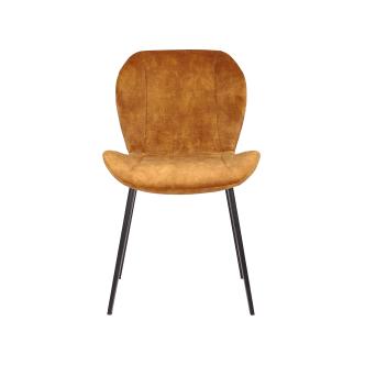Chaise de restauration - Montoro - Velours - Cuivre - G-Line 71361 €79.95 Chaises de tissu