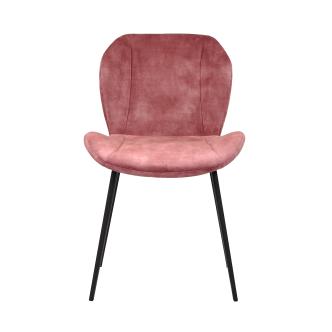 Chaise traiteur - Montoro - Velours - Rose - G-Line 71360 €79.95 Chaises de tissu