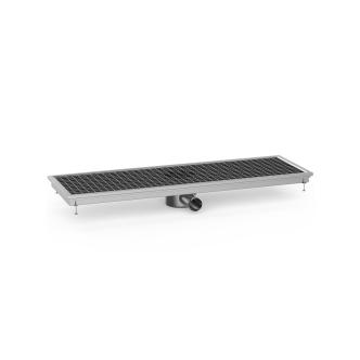 Caniveau/vidange de sol - Avec sortie latérale - 95 x 30 x 13,5 CM - G-Line 72849 €259.00 Siphons de sol en acier inoxydable