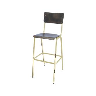Tabouret de bar - Old School - Crème Vintage - Bois - G-Line 76577 €94.95 Tabourets de bar