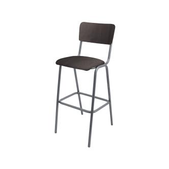 Tabouret de Bar - Old School - Métal Vintage - Velours Anthracite - G-Line 76581 €94.95 Tabourets de bar