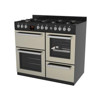 Cuisinière à gaz - 7 feux - H 90 x 100 x 60 CM - Beige - G-Line 75718 €999.00 Cuisinières à gaz avec four