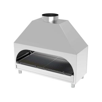 Barbecue à charbon - Modèle de table - H 120 x 130 x 53 CM - Hotte aspirante - Inox - G-Line 84919 €1,199.00 Four à charbon de bois
