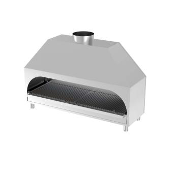 Barbecue à charbon - Modèle de table - H 120 x 200 x 53 CM - Hotte aspirante - Inox - G-Line 84924 €1,699.00 Four à charbon de bois
