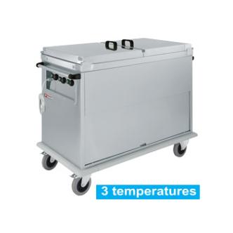 Bain-marie - Electrique - Sur chariot - 3 x 1/1 GN - Diamant - CTBM/3C-TD CTBM/3C-TD €3,919.00 Sur chariot