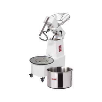 Pétrin à spirale - 53 Litres - 2 Vitesses - Tête inclinable - Cuve amovible - Roulettes - Minuterie - 400V - Diamant - DH53AL/T2V DH53AL/T2V €2,581.00 Mélangeurs de pâte