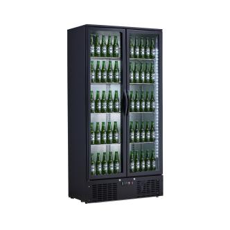 Réfrigérateur porte vitrée - 385 Litres - Noir - Aluminium - G-Line HW-129413 €799.00 Vitrine à boisson