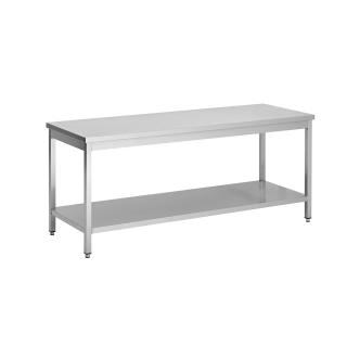 Table de travail en acier inoxydable - Avec tablette inférieure - G-Line RVS-M-00013 €0.00 Open rvs werktafels