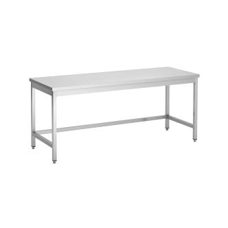 Table de travail en acier inoxydable - Sans tablette inférieure - G-Line RVS-M-00016 €0.00 Open rvs werktafels