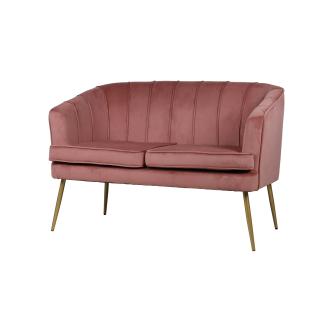 Canapé traiteur - Rest - 120 CM - Velours - Vieux Rose - G-Line HW-140229 €325.00 Bancs de salle à manger