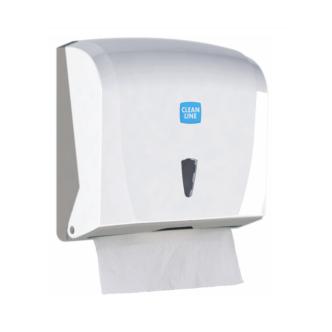 Distributeur Papier à main - Pli en Z - H 24 x 25,5 x 12,5 CM - Blanc - Cleanline - G-Line 59637 €13.95 Distributeur de papier