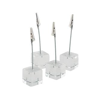 Menu Standard - H 12 x 3 x 3 CM - 0,174 KG - Acrylique - Transparent - 130145 130145 €9.65 Accessoires de table