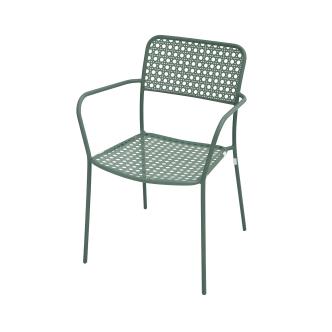 Chaise de terrasse Toscane - Acier vert - G-Line HW-146555 €39.95 Chaises de terrasse