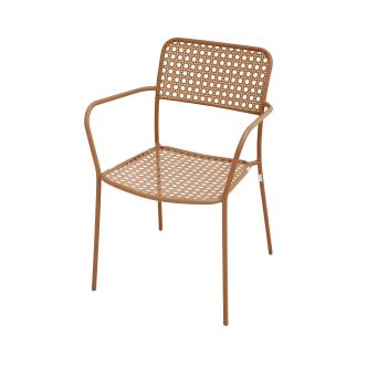 Chaise de terrasse Toscane - Acier terre cuite - G-Line HW-146556 €39.95 Chaises de terrasse