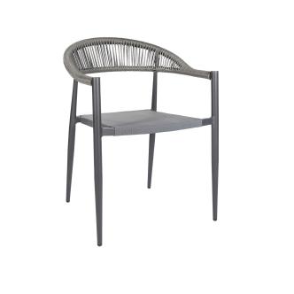 Chaise de terrasse - Cindy - Rotin Anthracite - Aluminium - G-Line 81274 €59.95 Chaises de terrasse