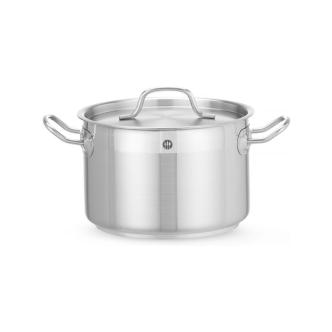 Marmite moyenne - avec couvercle - Inox 1810 - H 13 X 21.5 X 30 CM - Hendi - 831205 831205 €33.96 Casserole