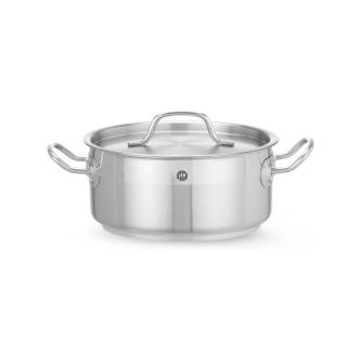 Cocotte basse - avec couvercle - Inox 1810 - H 9 X 21.5 X 30 CM - Hendi - 830208 830208 €31.41 Casserole