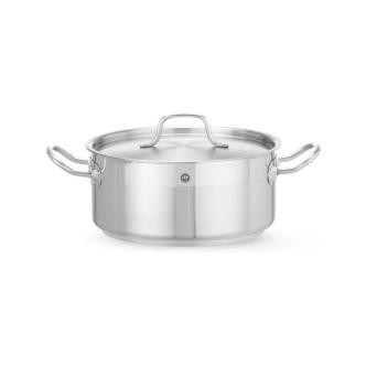 Cocotte basse - avec couvercle - Inox 1810 - H 10.5 X 25.5 X 35 CM - Hendi - 830406 830406 €42.46 Casserole
