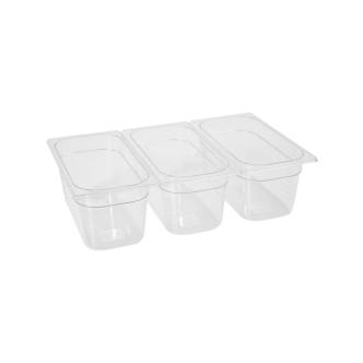 Bac gastronorme 1/3 - Polycarbonate - H 15 X 17,6 X 32,5 CM - Hendi - 861516 861516 €7.86 Bacs gn plastique