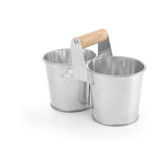 Seau double avec anse seau - H 9 X 9,5 X 19 CM - Hendi - 425947 425947 €7.01 Seaux en acier inoxydable