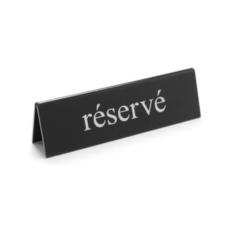 Support de table réservé - Plexiglas - Français - H 4 X 3,5 X 13 CM - Hendi - 663486 663486 €1.28 Plaques de table