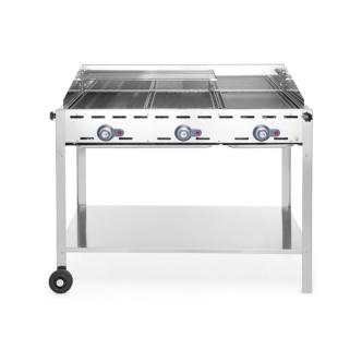 Barbecue à gaz - 3 Foyers - H 82,5 x 107,8 x 61,2 CM - Hendi - 149591 H149591 €1,015.75 Barbecue au gaz